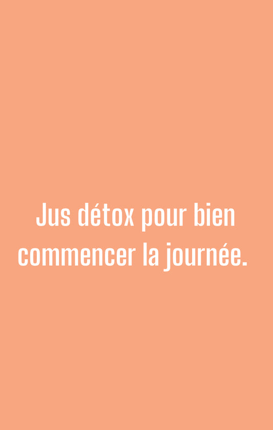 Recettes jus de détox