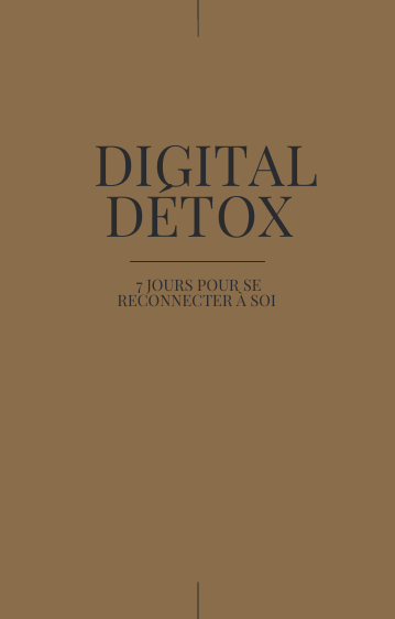 Carnet pour digital détox